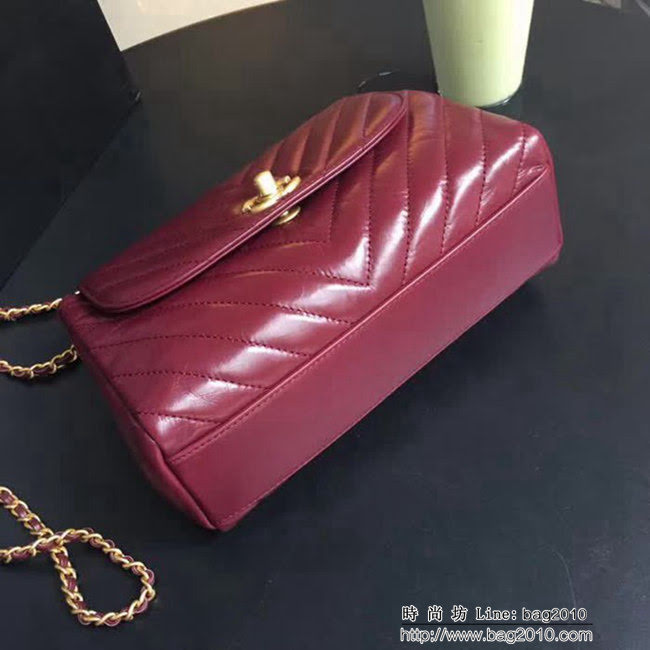 香奈兒CHANEL 57700 2018最新款爆款油臘皮鏈條包 DSC2024